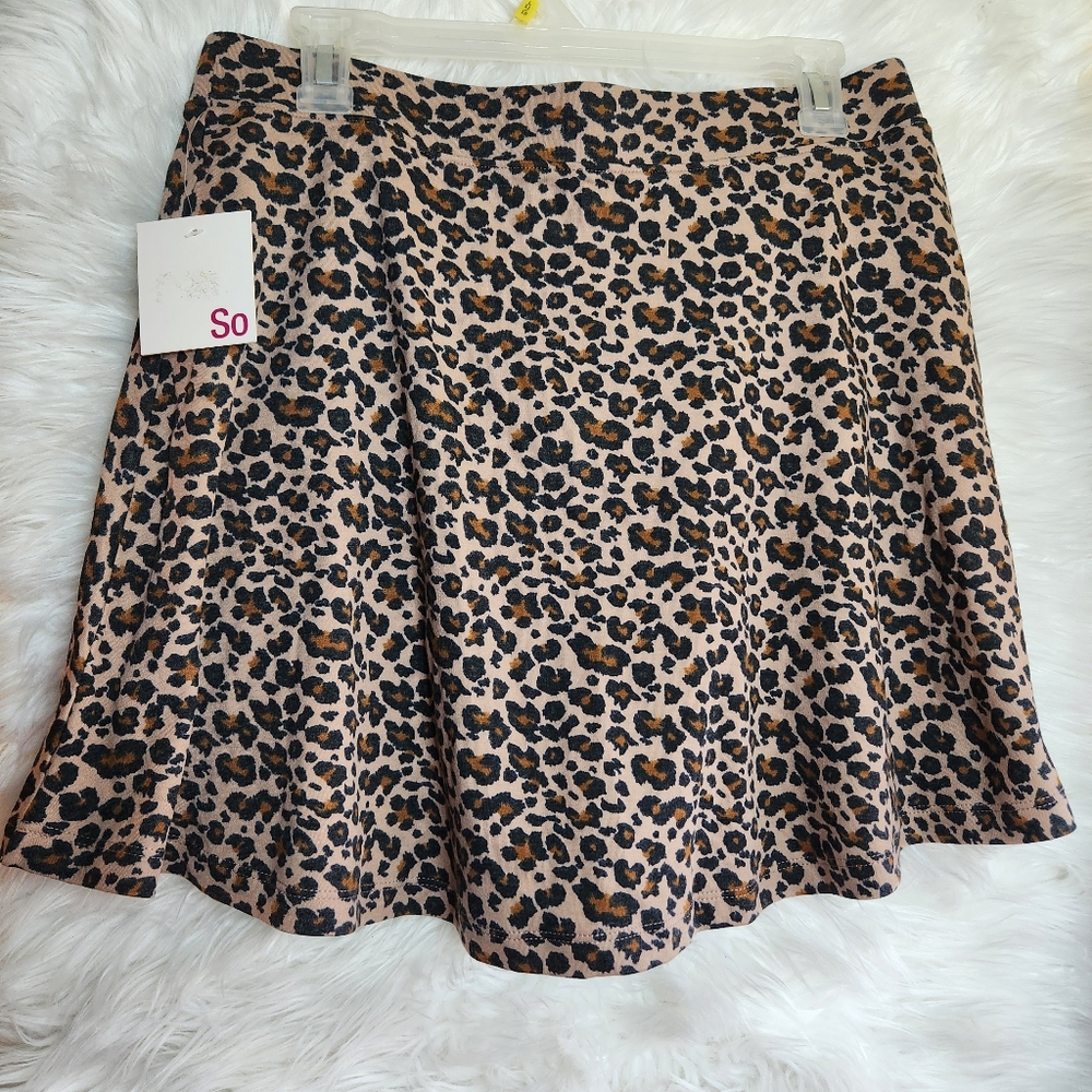 SO leopard skirt